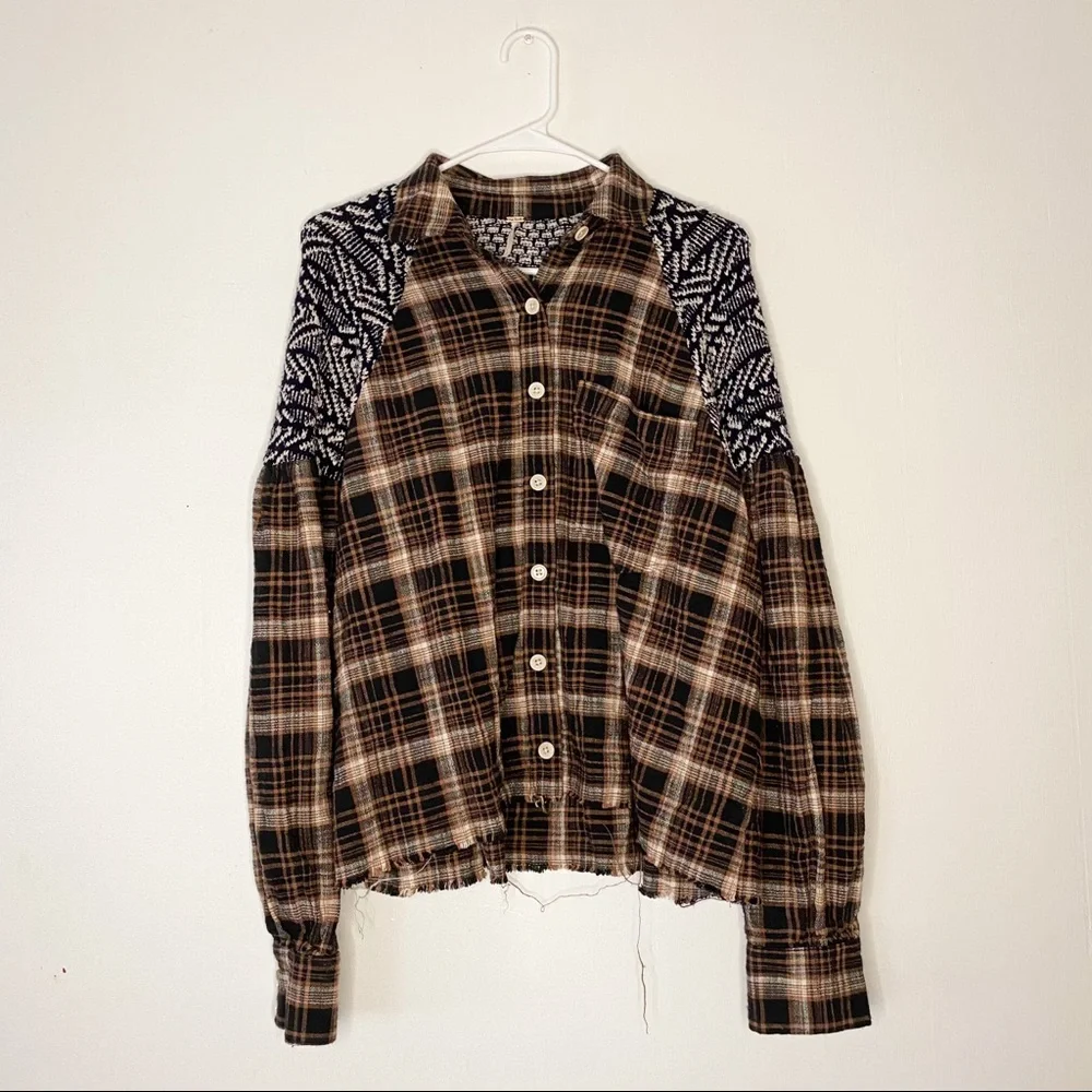 Free People Fireside Nights Buttondown - Picture 4 of 10